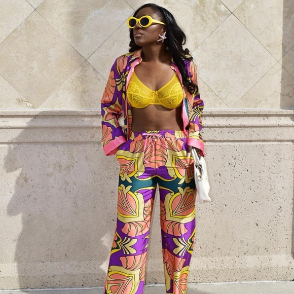 NWT Zara Pajama Style Printed Pants - Picture 14 of 14